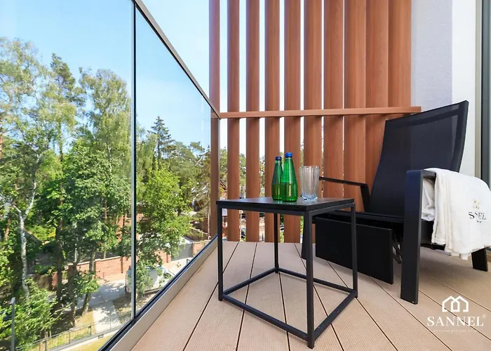 Baltic Blues Z Dostępem Do Basenów,strefy Saun,jacuzzi - Pinea - Sannel For Rent Apartament
